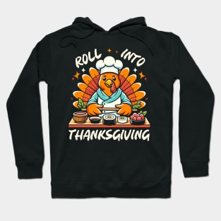 Quirky Thanksgiving Turkey - Suhsi Lovers Hoodie